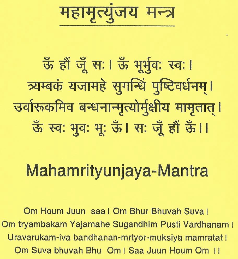 महामृत्यन्जय  Maha Mritunjaya -Medium Package